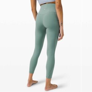 Lululemon Align High rise Tidewater Teal Leggings- 25” with Pockets. NWT